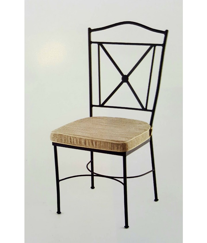 ASIENTO TRENZADO METÁLICO PARA COJÍN
