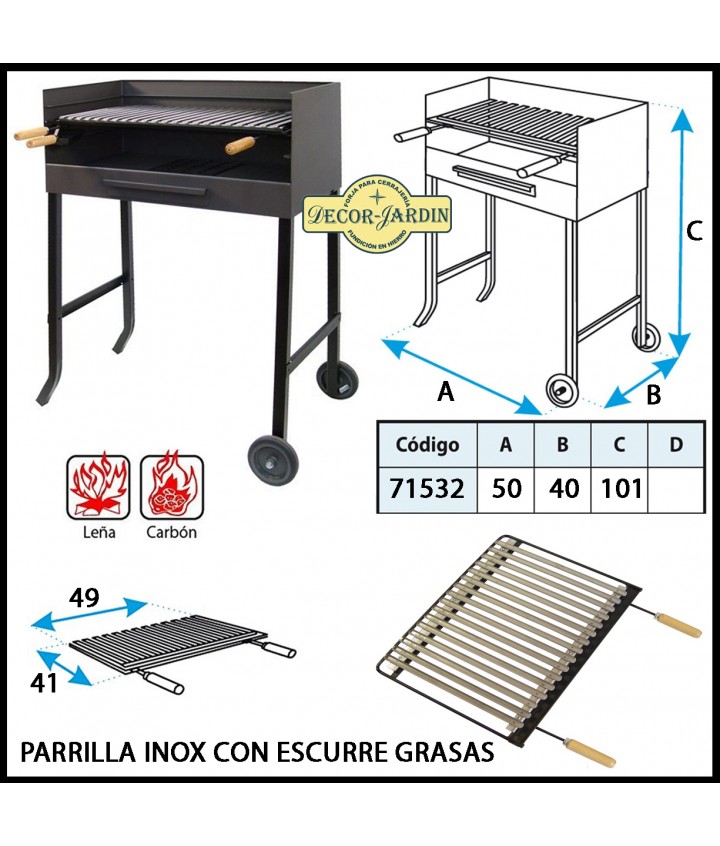 BARBACOA CON PARRILLA 