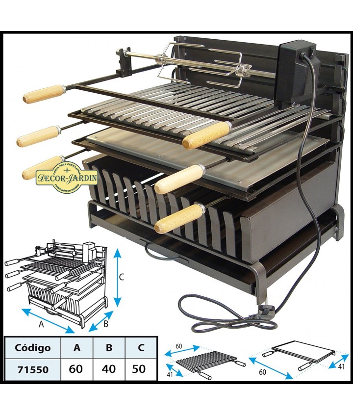CAJÓN CON PARRILLA