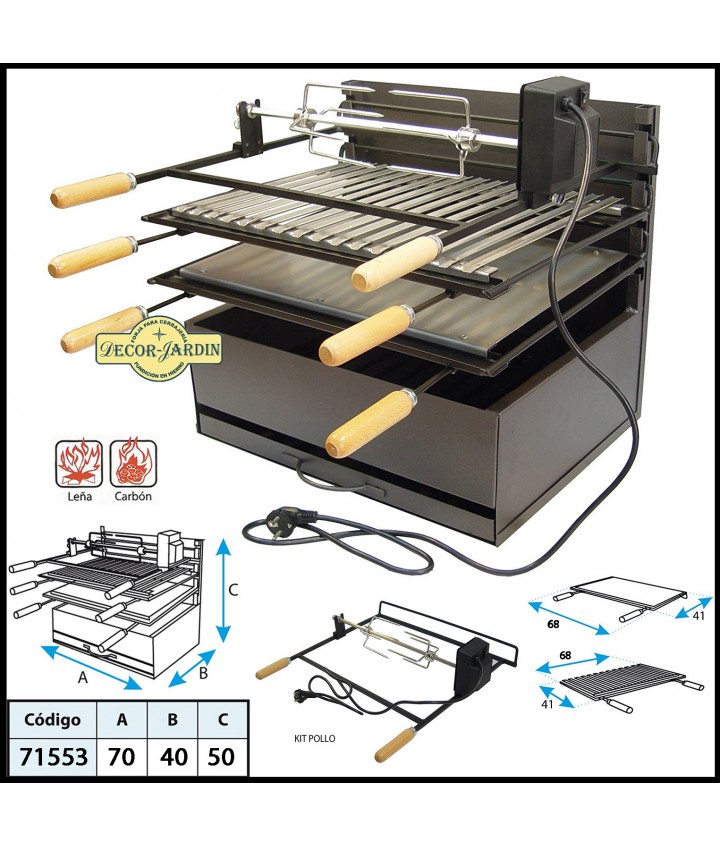 CAJÓN CON PARRILLA