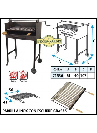 BARBACOA CON ELEVADOR 